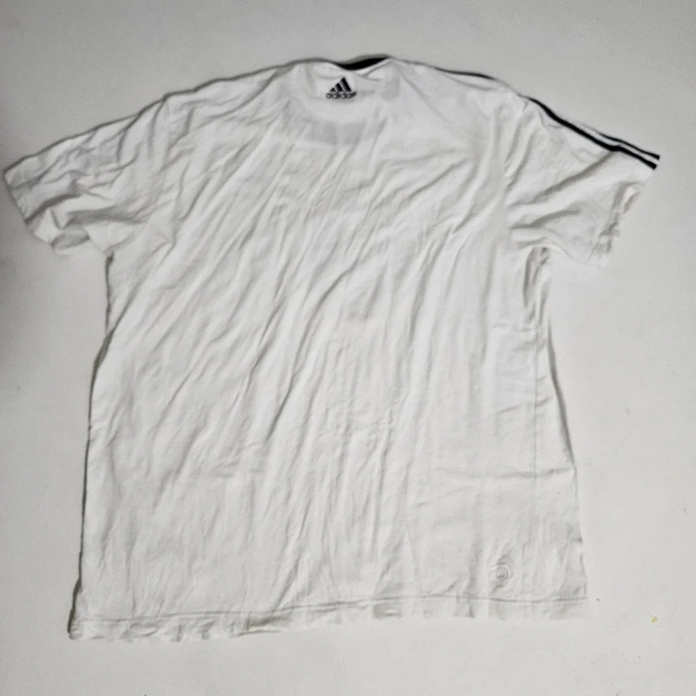 Adidas UEFA Euro 2008 Wankdorf-Stadion Bern Ringer T-Shirt White Mens 2XL